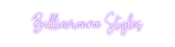 Custom Neon: Billiemonroe ...
