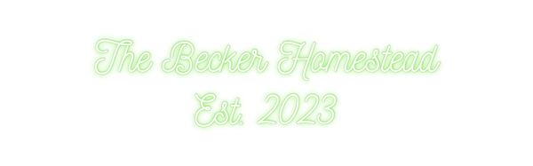 Custom Neon: The Becker Ho...