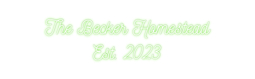 Custom Neon: The Becker Ho...