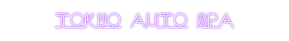 Custom Neon: Tokyo Auto Spa