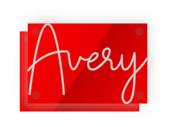 Custom Neon: Avery