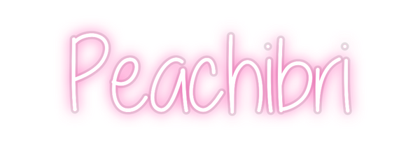 Custom Neon: Peachibri