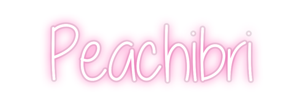 Custom Neon: Peachibri