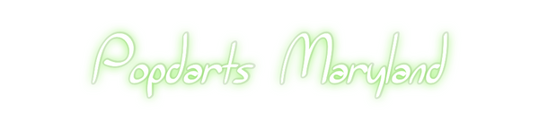 Custom Neon: Popdarts Mary...