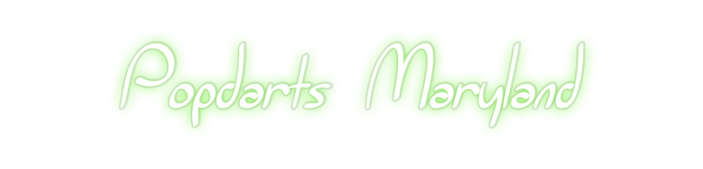 Custom Neon: Popdarts Mary...