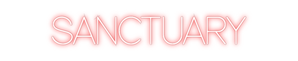 Custom Neon: SANCTUARY