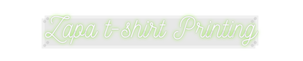 Custom Neon: Zapa t-shirt ...