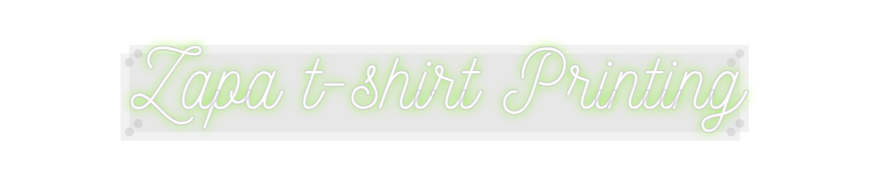 Custom Neon: Zapa t-shirt ...