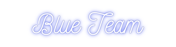 Custom Neon: Blue Team