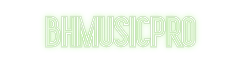 Custom Neon: BHMUSICPRO
