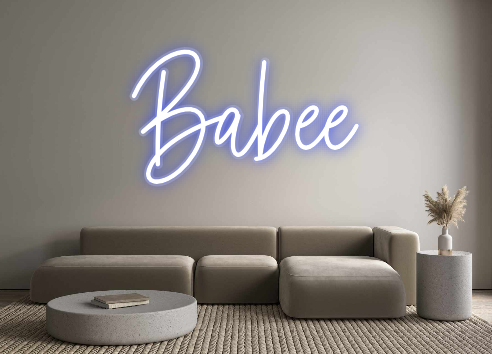 Custom Neon: Babee