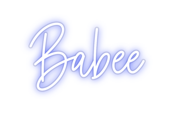 Custom Neon: Babee