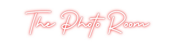 Custom Neon: The Photo Room