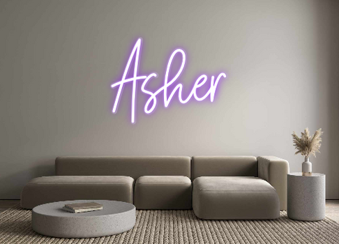 Custom Neon: Asher
