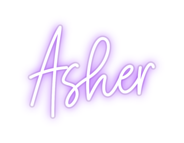 Custom Neon: Asher