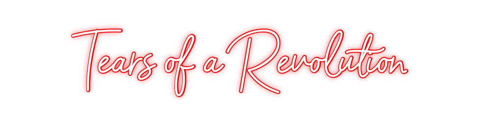 Custom Neon: Tears of a Re...