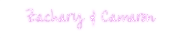 Custom Neon: Zachary & Cam...