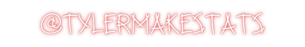 Custom Neon: @tylermakestats