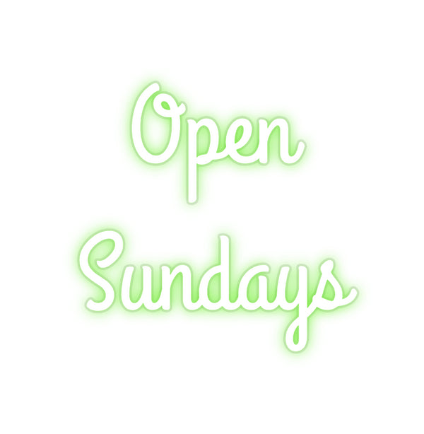 Custom Neon:     Open
Sun...