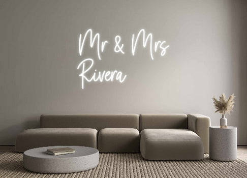 Custom Neon: Mr & Mrs
Riv...