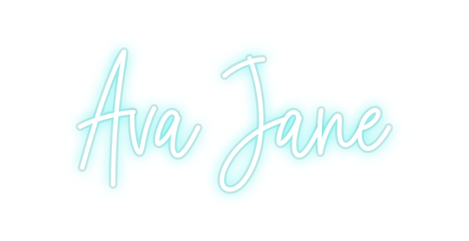 Custom Neon: Ava Jane