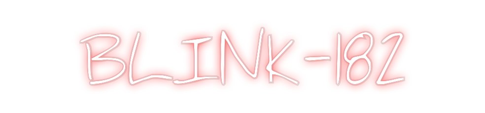 Custom Neon: BLINK-182