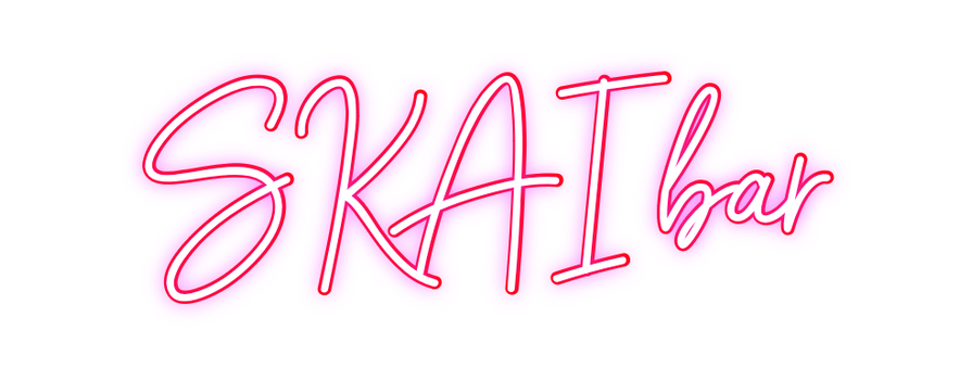 Custom Neon: SKAI bar