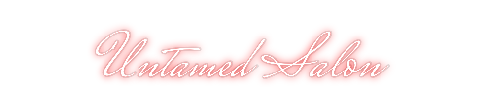 Custom Neon: Untamed Salon
