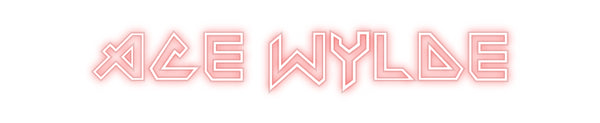 Custom Neon: Ace Wylde