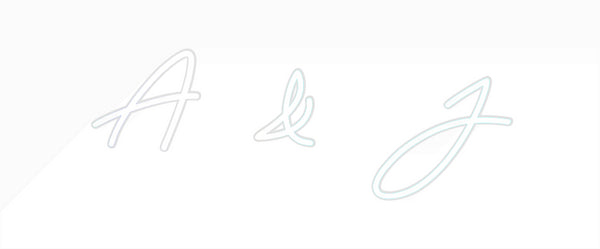 Custom Neon: A & J