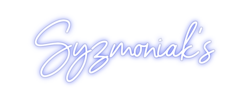 Custom Neon: Syzmoniak's