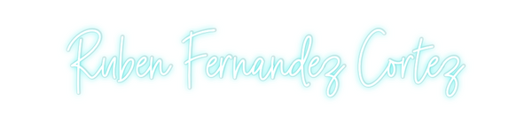 Custom Neon: Ruben Fernand...