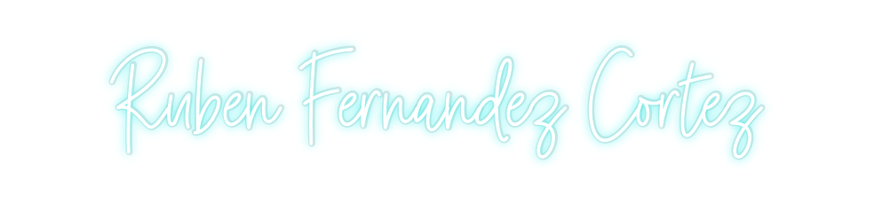 Custom Neon: Ruben Fernand...