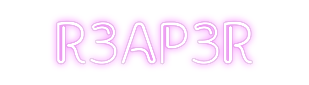 Custom Neon: R3AP3R