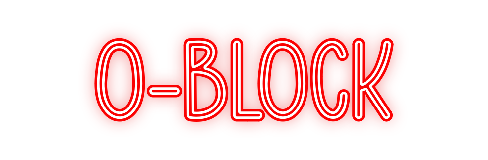 Custom Neon: O-Block