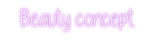 Custom Neon: Beauty concept