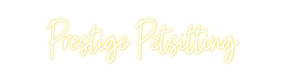 Custom Neon: Prestige Pets...