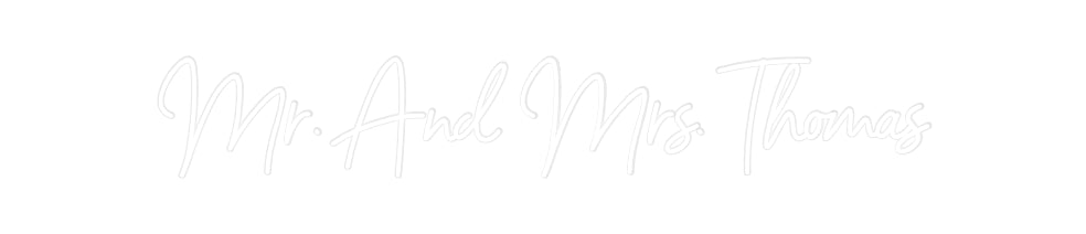Custom Neon: Mr. And Mrs. ...