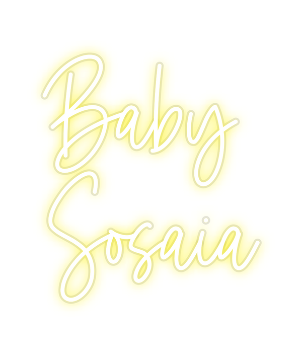 Custom Neon: Baby 
   Sos...