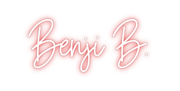 Custom Neon: Benji B.