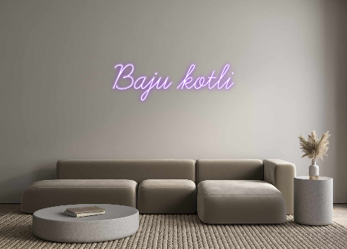 Custom Neon: Baju kotli