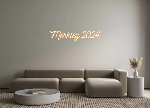 Custom Neon: Merkley 2024