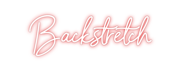 Custom Neon: Backstretch