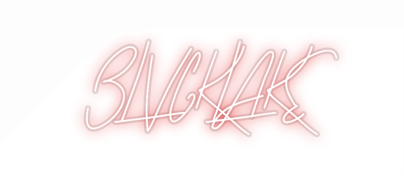 Custom Neon: BLVCKLAKE