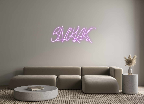 Custom Neon: BLVCKLAKE