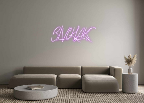 Custom Neon: BLVCKLAKE