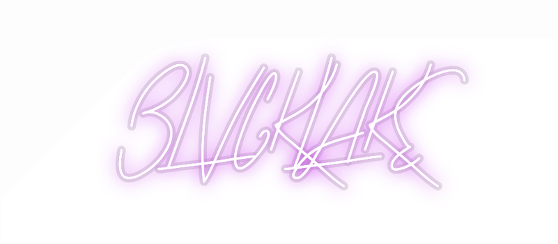 Custom Neon: BLVCKLAKE