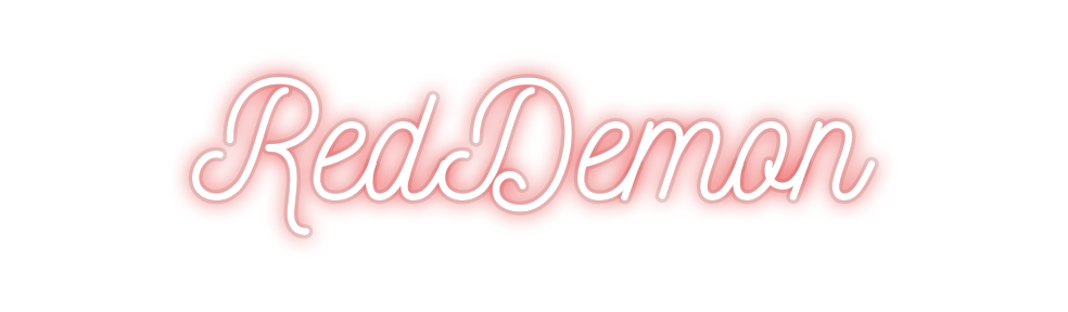 Custom Neon: RedDemon