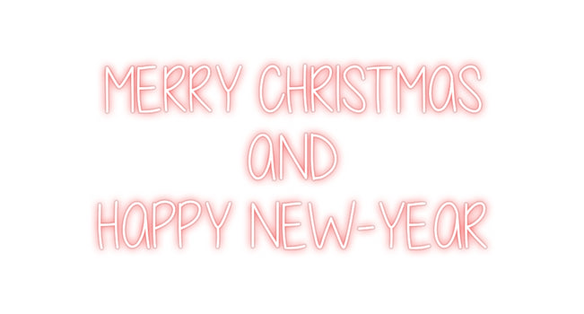 Custom Neon: MERRY CHRISTM...