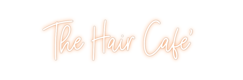 Custom Neon: The Hair Cafe’